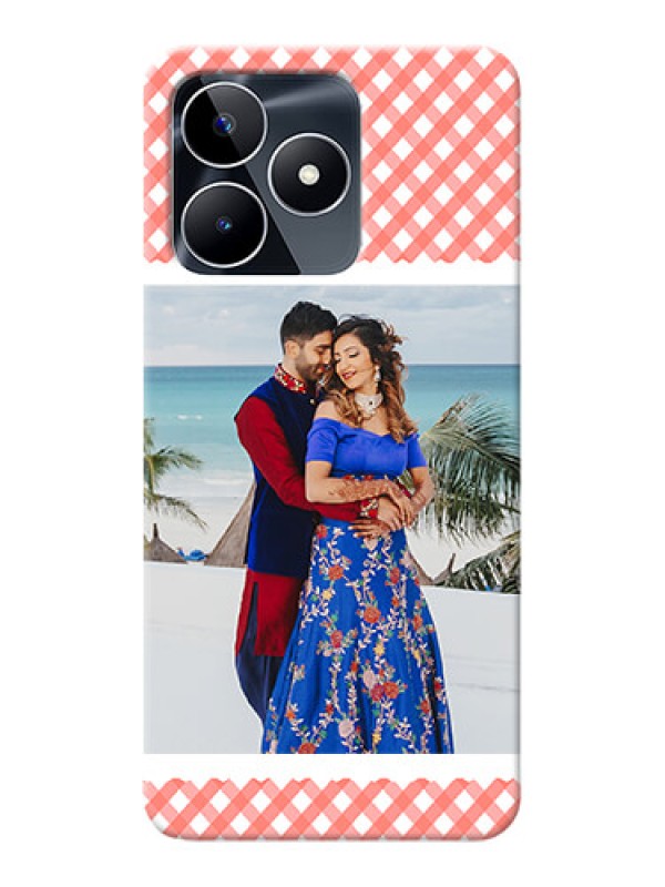 Custom Realme C53 custom mobile cases: Pink Pattern Design