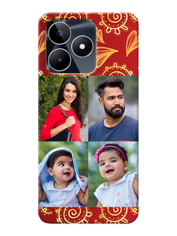 Custom Realme C53 Mobile Phone Cases: 4 Image Traditional Design