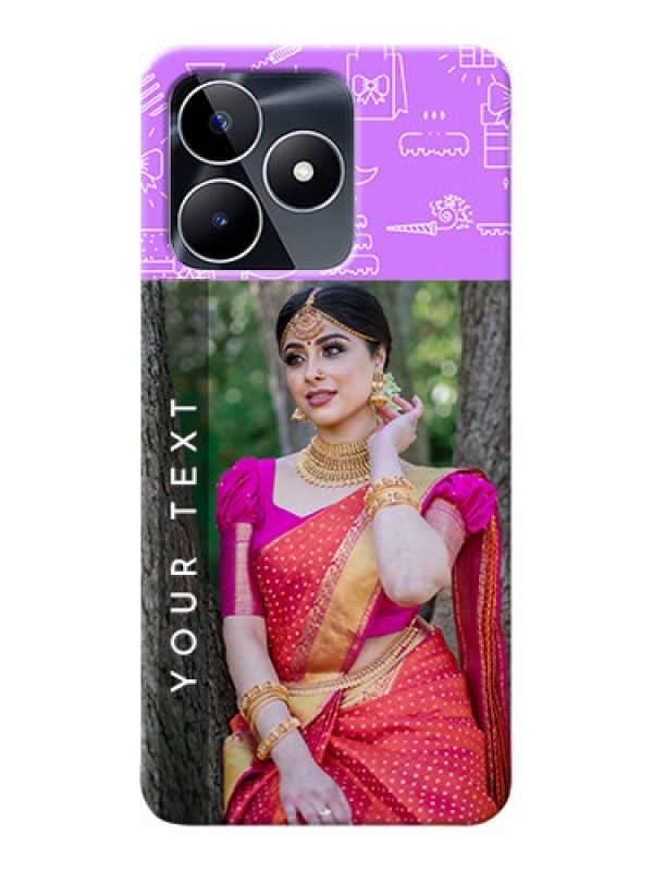 Custom Realme C53 Personalized Phone Cases: Birthday Icons Design