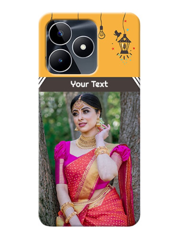 Custom Realme C53 custom back covers with Family Picture and Icons