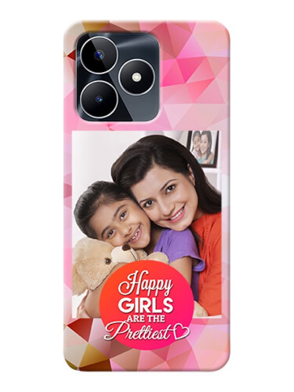 Custom Realme C53 Personalized Phone Covers: Abstract Triangle Design