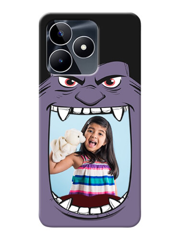 Custom Realme C53 Personalised Phone Covers: Angry Monster Design