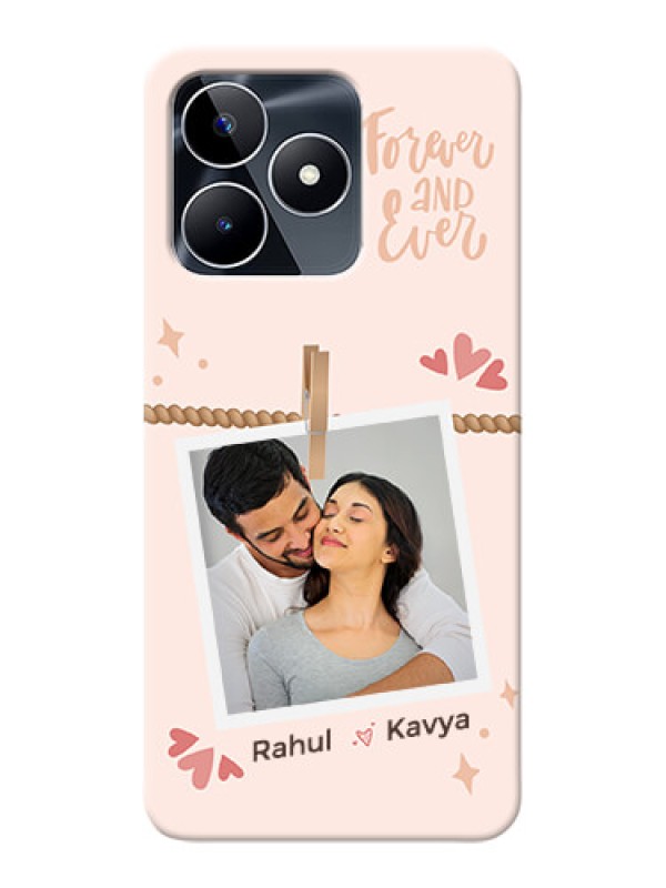 Custom Realme C53 Custom Phone Case with Forever and ever love Design