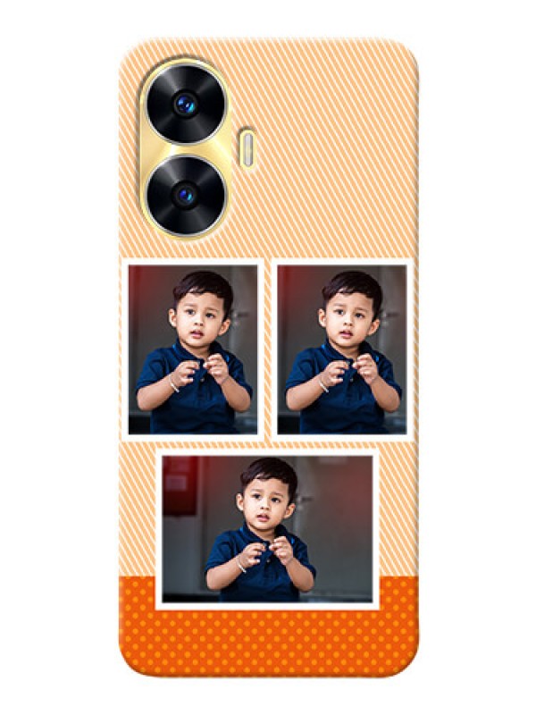 Custom Realme C55 Mobile Back Covers: Bulk Photos Upload Design
