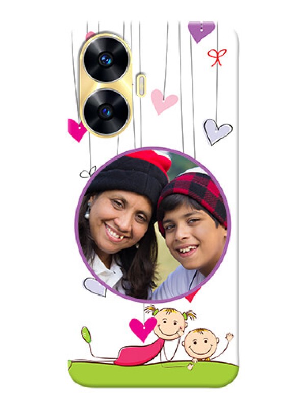 Custom Realme C55 Mobile Cases: Cute Kids Phone Case Design
