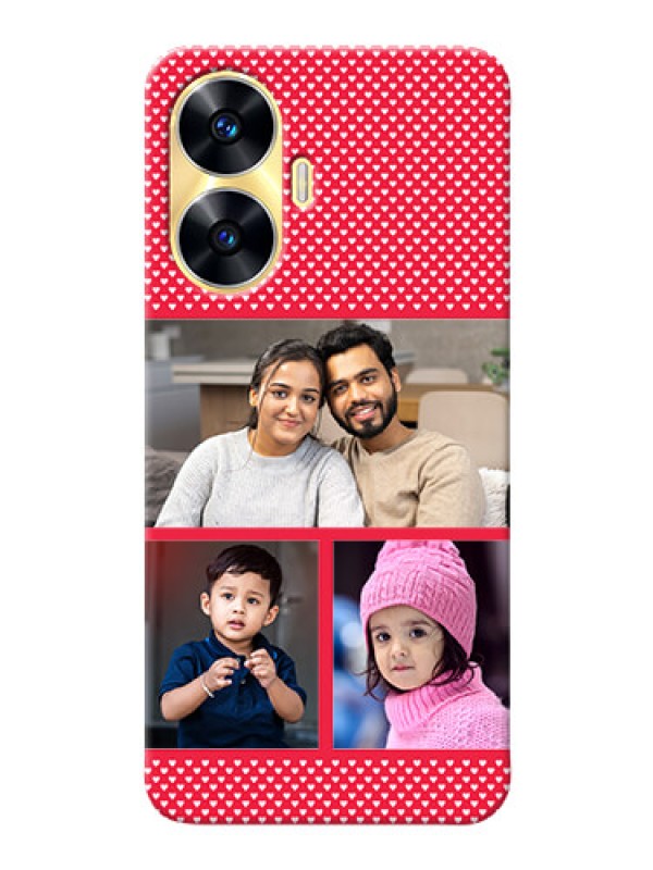 Custom Realme C55 mobile back covers online: Bulk Pic Upload Design