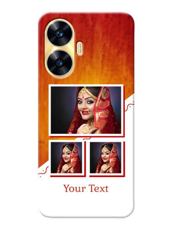 Custom Realme C55 Personalised Phone Cases: Wedding Memories Design 