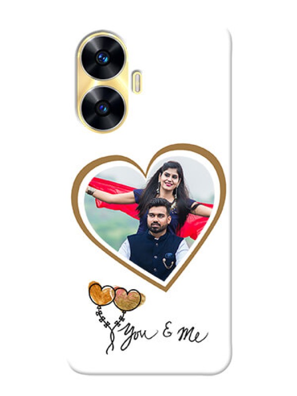 Custom Realme C55 customized phone cases: You & Me Design