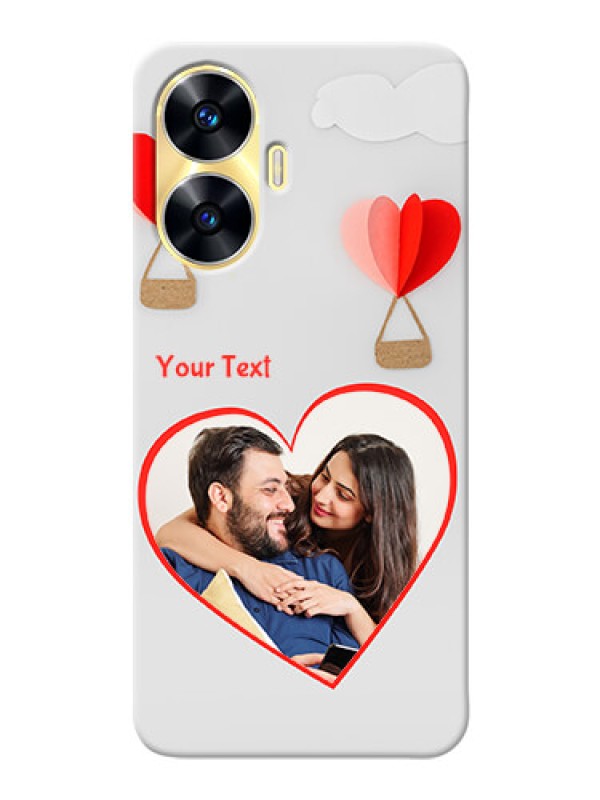 Custom Realme C55 Phone Covers: Parachute Love Design