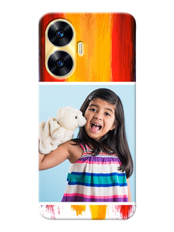 Custom Realme C55 custom phone covers: Multi Color Design