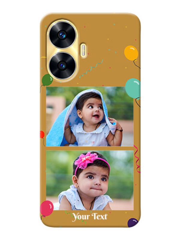 Custom Realme C55 Phone Covers: Image Holder with Birthday Celebrations Design