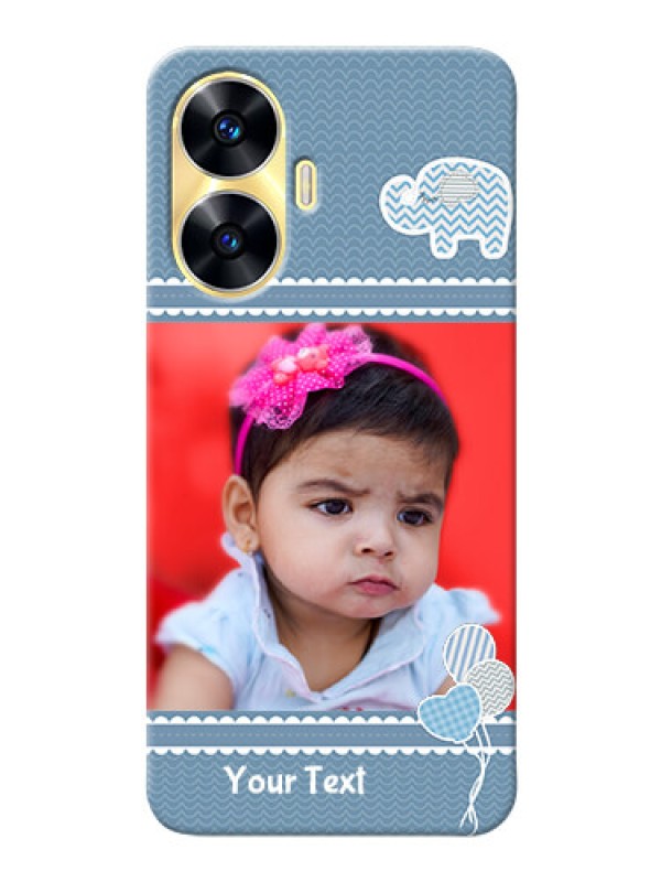 Custom Realme C55 Custom Phone Covers with Kids Pattern Design