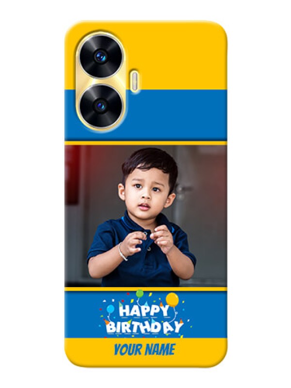 Custom Realme C55 Mobile Back Covers Online: Birthday Wishes Design