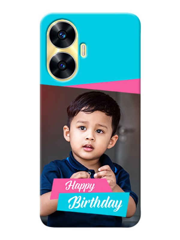 Custom Realme C55 Mobile Covers: Image Holder with 2 Color Design