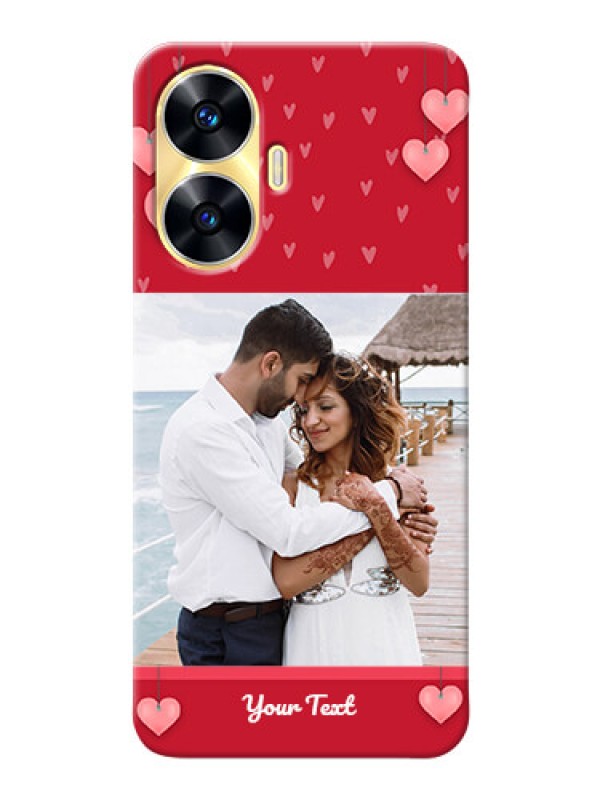 Custom Realme C55 Mobile Back Covers: Valentines Day Design