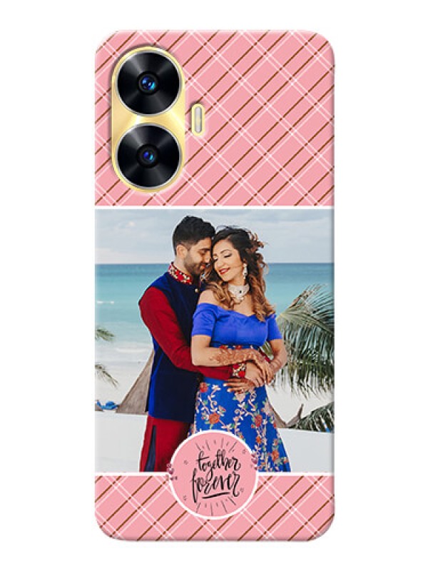 Custom Realme C55 Mobile Covers Online: Together Forever Design