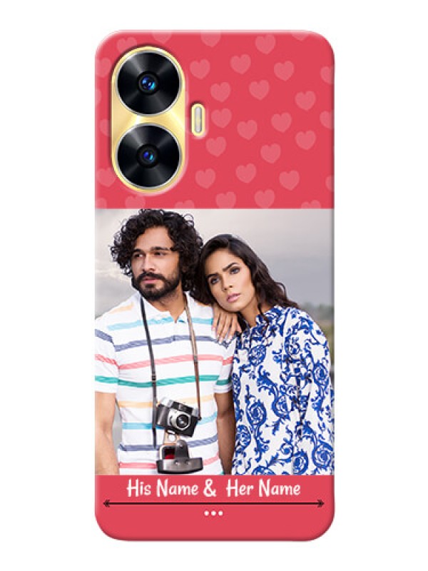 Custom Realme C55 Mobile Cases: Simple Love Design
