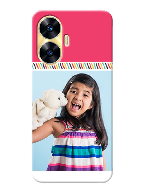 Custom Realme C55 Personalized Phone Cases: line art design