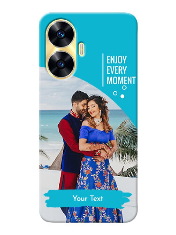Custom Realme C55 Personalized Phone Covers: Happy Moment Design