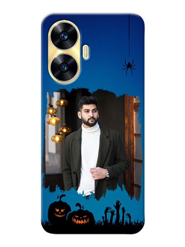Custom Realme C55 mobile cases online with pro Halloween design 