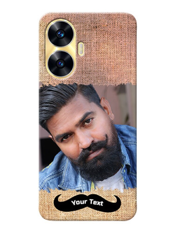 Custom Realme C55 Mobile Back Covers Online with Texture Design