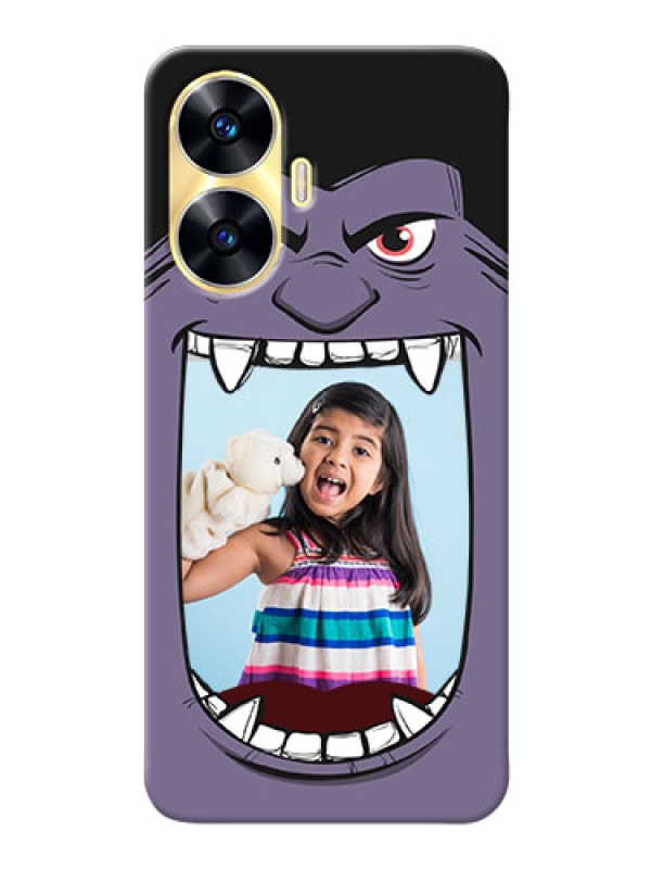 Custom Realme C55 Personalised Phone Covers: Angry Monster Design