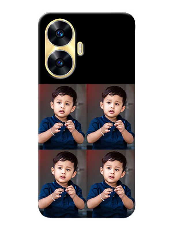 Custom Realme C55 4 Image Holder on Mobile Cover