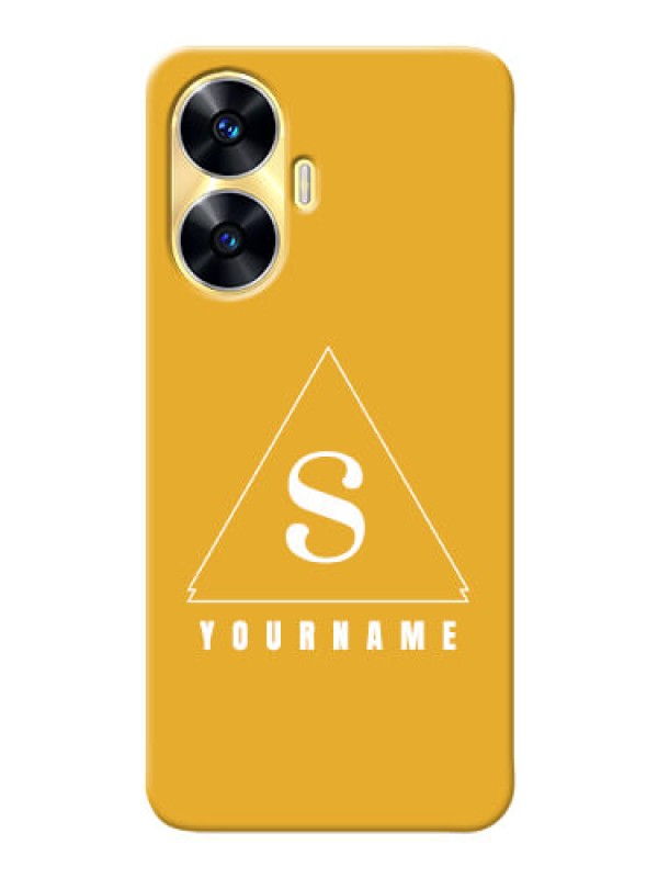 Custom Realme C55 Custom Mobile Case with simple triangle Design