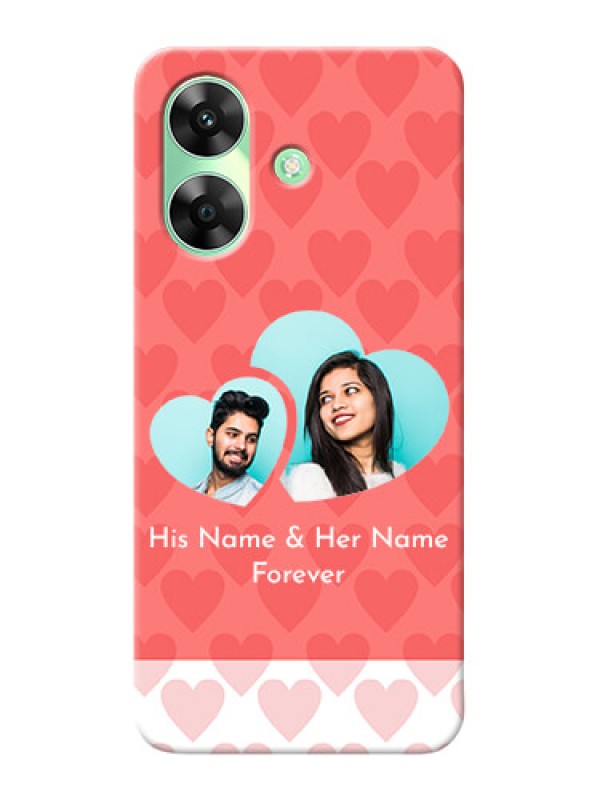 Custom Realme C61 personalized phone covers: Couple Pic Upload Design