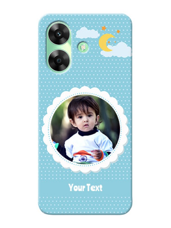 Custom Realme C61 mobile cases online: violet Pattern Design