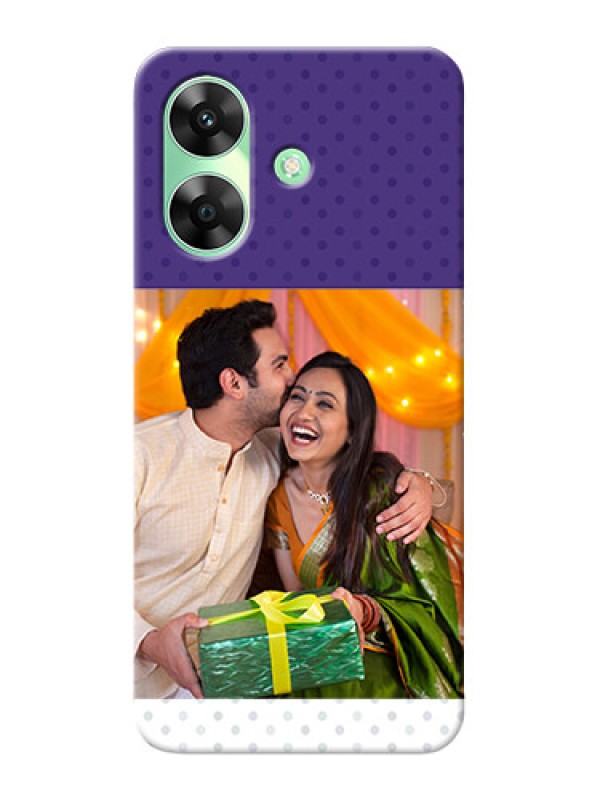 Custom Realme C61 mobile phone cases: Violet Pattern Design