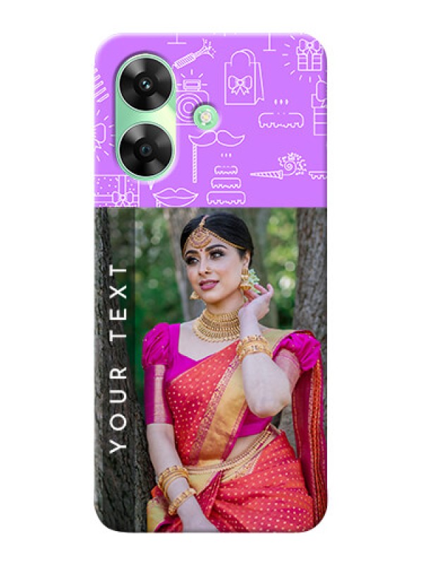 Custom Realme C61 Personalized Phone Cases: Birthday Icons Design