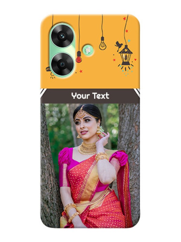 Custom Realme C61 custom back covers with Family Picture and Icons