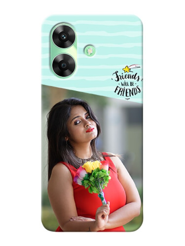 Custom Realme C61 Mobile Back Covers: Friends Picture Icon Design