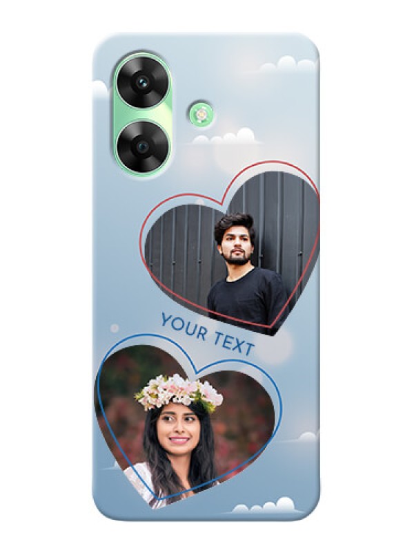 Custom Realme C61 Phone Cases: Blue Color Couple Design