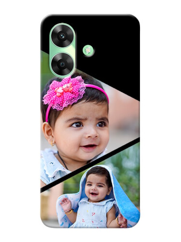 Custom Realme C61 mobile back covers online: Semi Cut Design