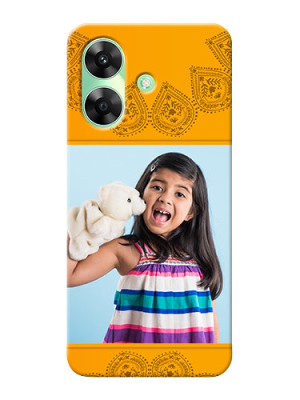 Custom Realme C61 custom mobile back covers: Photo Wedding Design