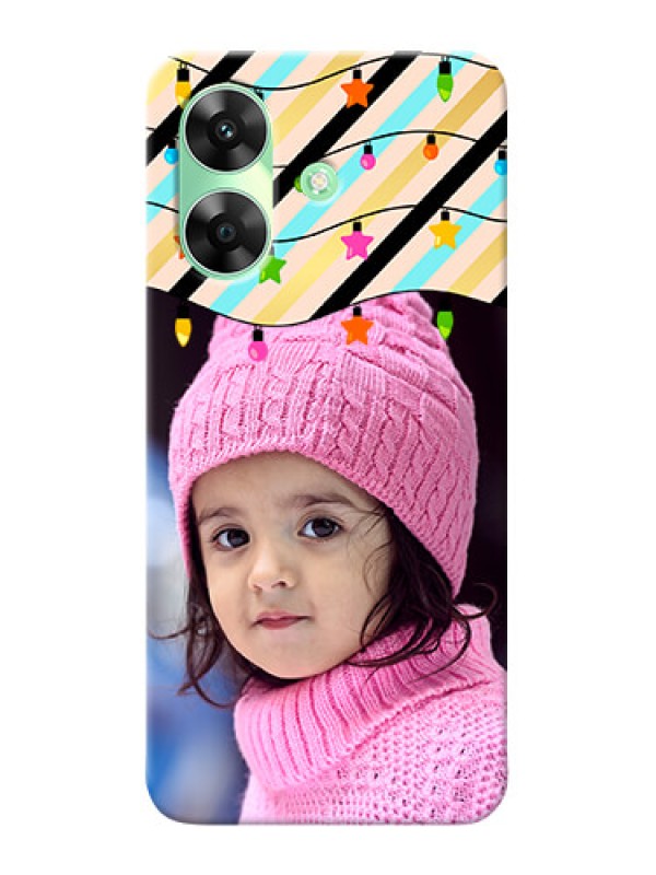 Custom Realme C61 Personalized Mobile Covers: Lights Hanging Design