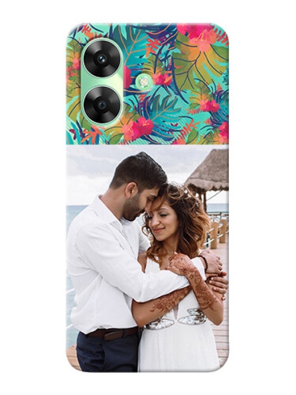 Custom Realme C61 Personalized Phone Cases: Watercolor Floral Design