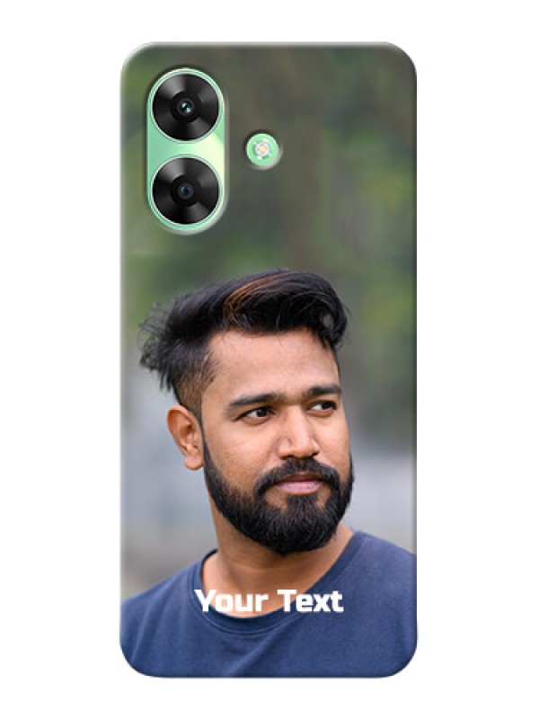 Custom Realme C61 Mobile Cover: Photo with Text