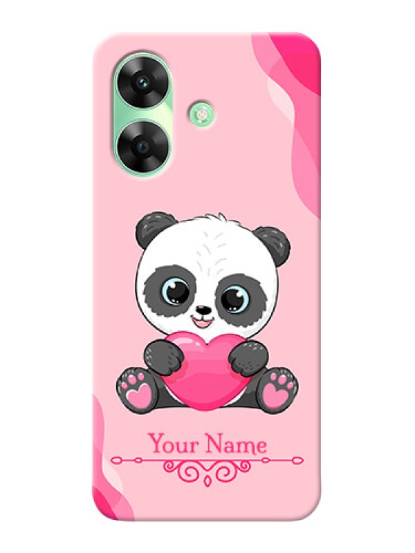 Custom Realme C61 Custom Mobile Case with Cute Panda Design