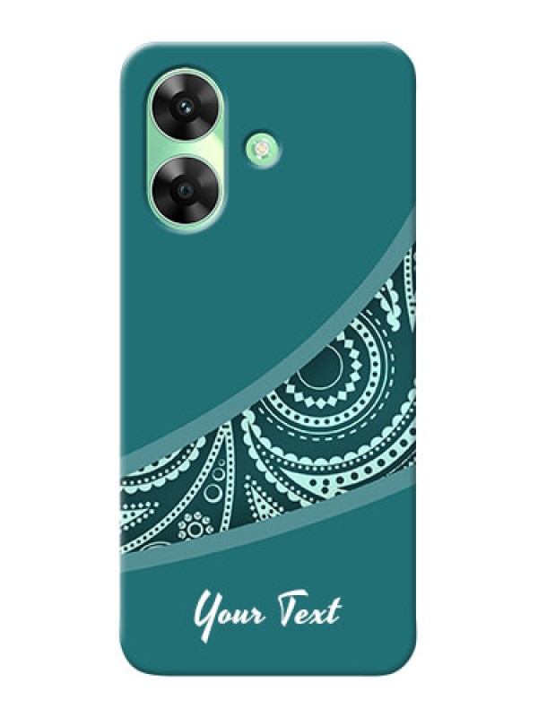 Custom Realme C61 Photo Printing on Case with semi visible floral Design