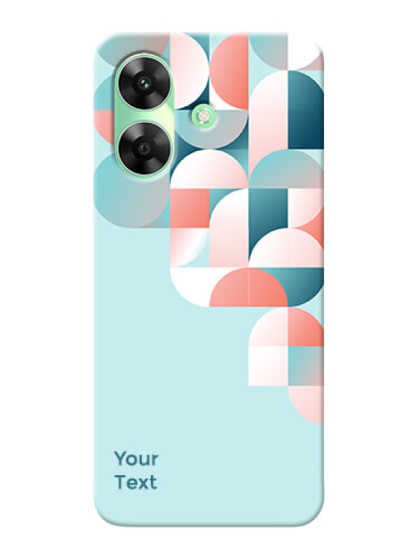 Custom Realme C61 Custom Phone Case with Stylish Semicircle Pattern Design