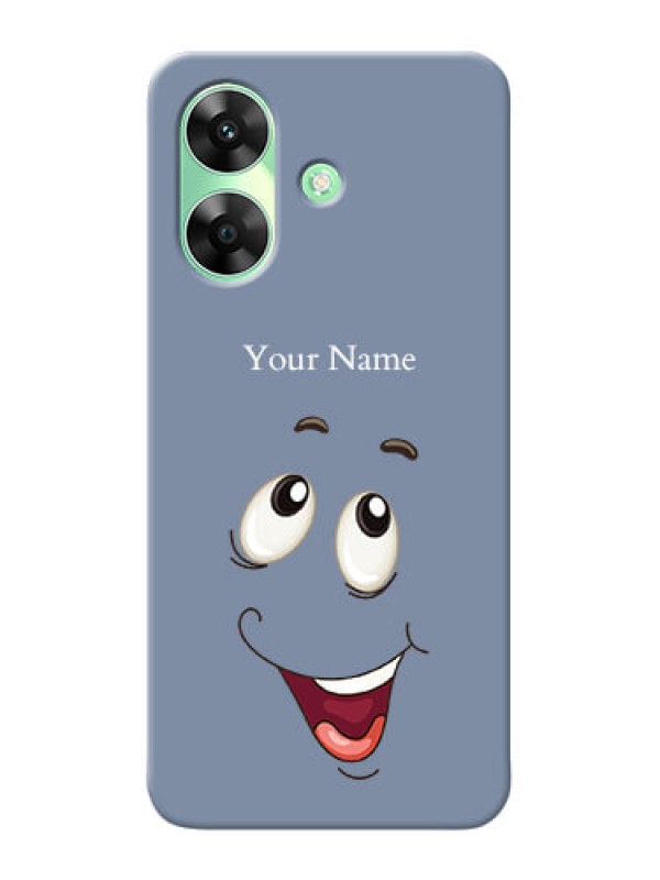 Custom Realme C61 Photo Printing on Case with Laughing Cartoon Face Design