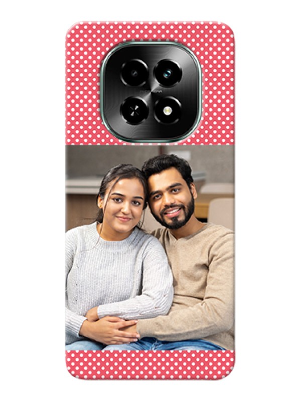 Custom Realme C63 5G Custom Hard Phone Case - White Dotted Design