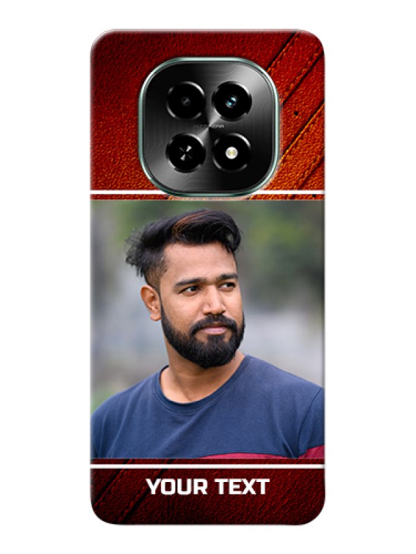 Custom Realme C63 5G Custom Hard Phone Case - Leather Phone Case Design