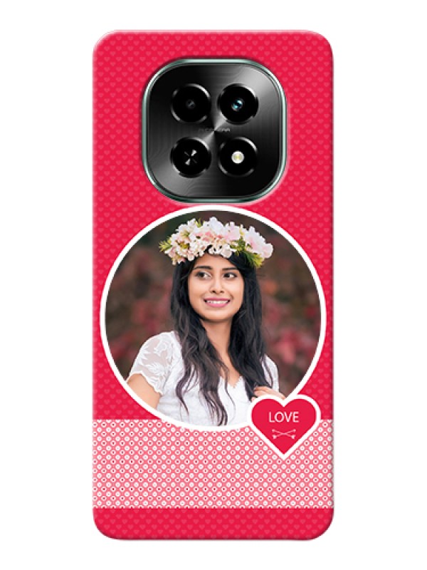 Custom Realme C63 5G Custom Hard Phone Case - Pink Color Pattern Design