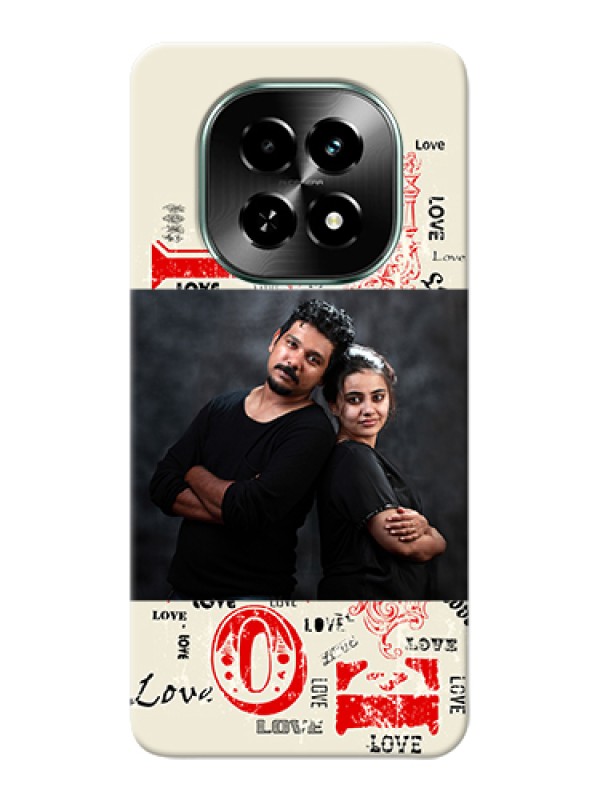 Custom Realme C63 5G Custom Hard Phone Case - Trendy Love Design Case