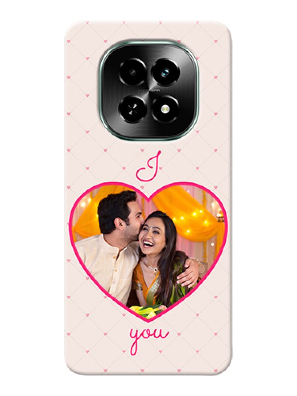 Custom Realme C63 5G Custom Hard Phone Case - Heart Shape Design