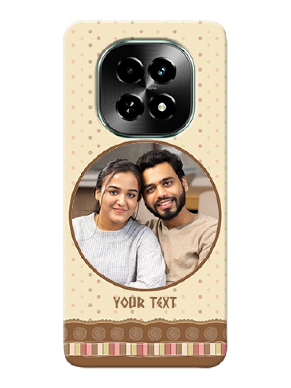 Custom Realme C63 5G Custom Hard Phone Case - Brown Dotted Mobile Case Design
